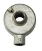 Back out Malleable Junction Box Conduit Pipe Fitting Through Tee Intersection