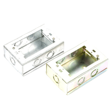 IEC 61386 Standard Steel Box Junction Box Caja Chuqui Universal Zincada (A)