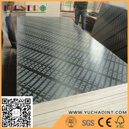 Waterproof Glue Brown Color Formwork Film Faced Plywood For Construction