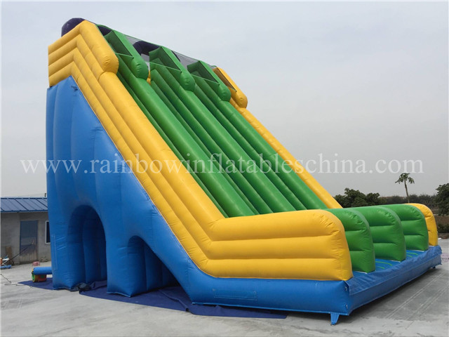 RB6079 (12x6x10m) Inflatable Floating Jumbo Water Slide With Big Pool For Sale