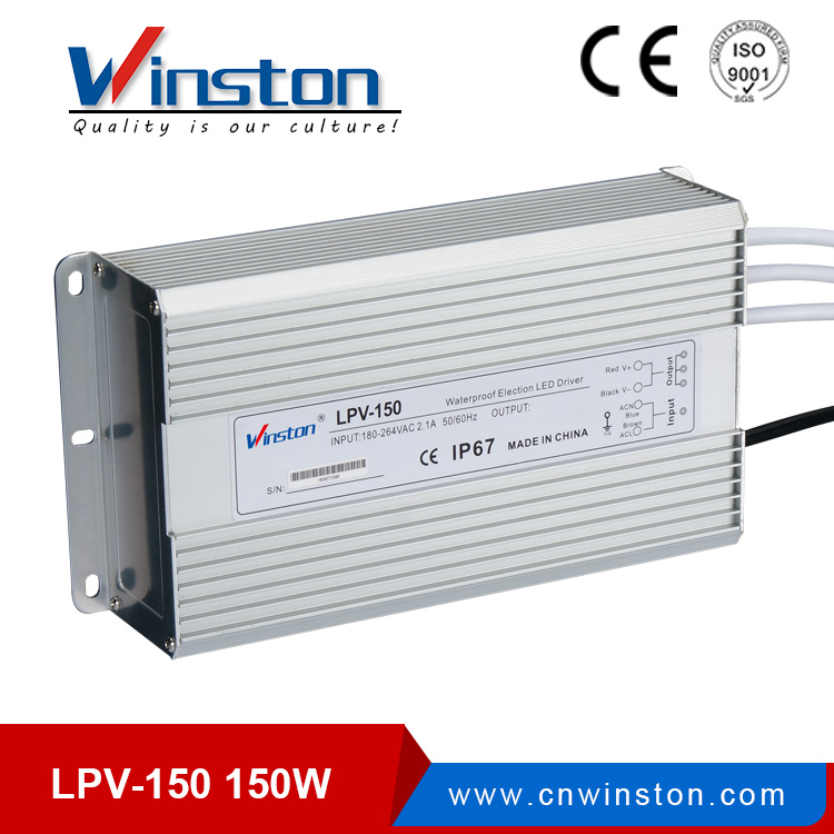 LPV-150 150W impermeable fuente de alimentación voltaje constante controlador led para piscina