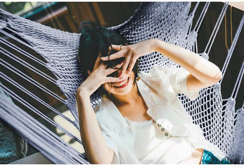 Cotton Rope Hanging Chair Macrame Boho Hammock Swing