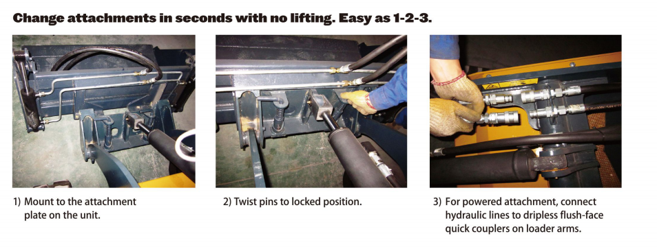 525 Skid Loader Hitch Plate1