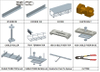 Square Accessories for Wire Mesh Cable Tray with CE