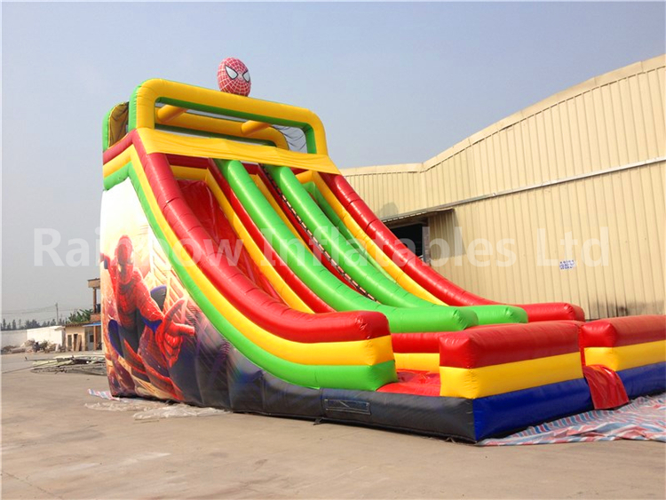 RB8043(11.3x5.8x9m) Inflatable High Quality Spider Man Slide For Sale