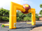 RB21052（6x4m） Inflatable yellow football Arch for advertisement