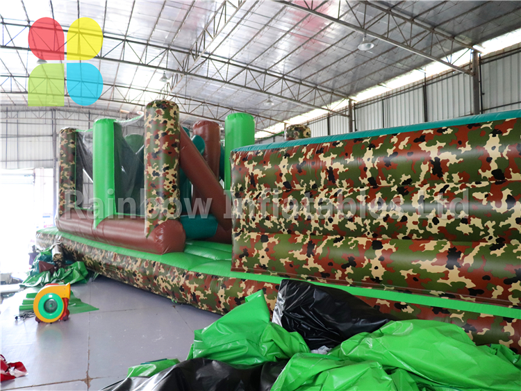 RB5202（144x5.5m）Inflatable large 144 meters multi-functional Obstacle Course competition For adult