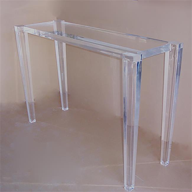 Modern Coffee Table Mirrored Console Table Living Room Corner