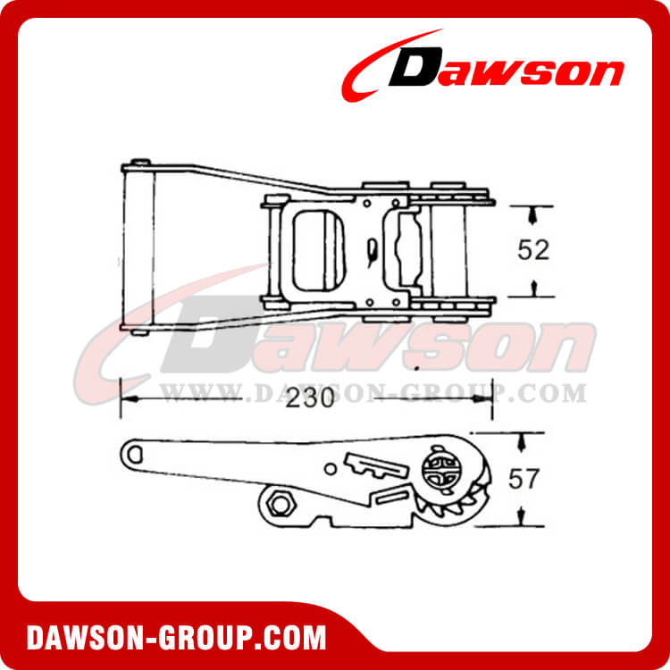 DSRB50502B ラチェット バックル - 中国メーカー サプライヤー 