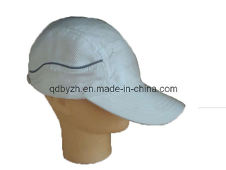7 Panel Microfiber Reflective Piping Cap with Mesh Lining (BH-S082)