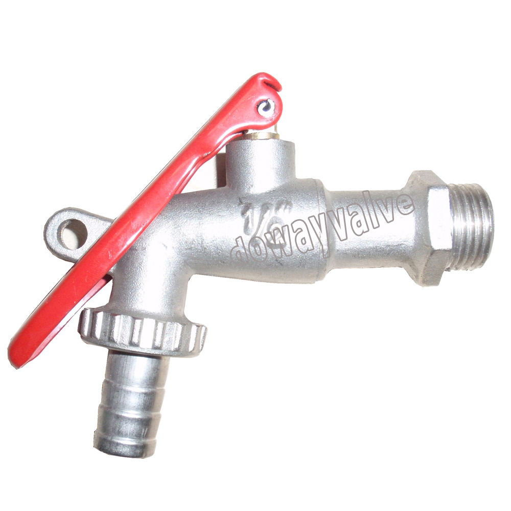 Grifo de jardín con cerradura de latón de alta calidad