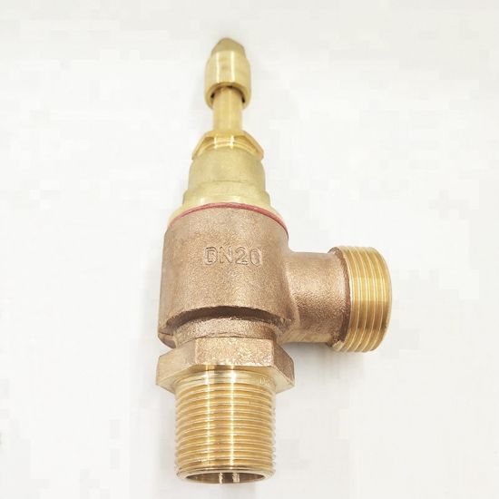 Robinet de robinet à virole en bronze d'usine OEM 20 mm avec broche