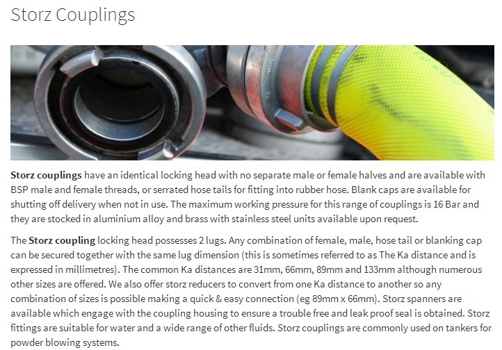 Bon prix de la queue de tuyau d'accouplement en aluminium coulée par gravité