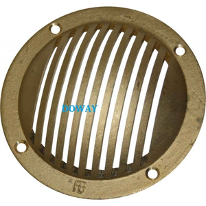 Rejilla de filtro de admisión redonda de latón Seaflow (ranura completa / 150 mm de diámetro exterior)