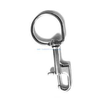 Wholesale 316 Stainless Steel NX Series 107 MM Single Ended Large Swivel Bolt Snap for stage cylinders,Deco cylinders and sidemount cylinder bottom clips
