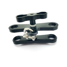 Aluminum Large Multi Purpose Long Underwater Buoyancy Arm Clamp with D Shackle 