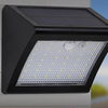 Waterproof Solar Powered LED Solar Garden Lamp Motion Sensor Large C Corner 38 LED Wall Decoration Light