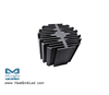 eLED-VOS-4650 Vossloh-Schwabe Modular Passive tar LED Heat Sink Φ46mm