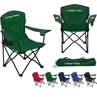 Sturdy Portable Beach Folding Chair with Cup holder