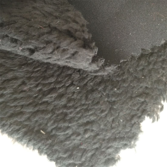 Tejido softshell para chaquetas de invierno forradas de sherpa.
