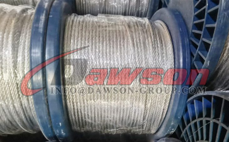 Cable de alambre galvanizado 6 &times; 7 + FC - Dawson Group Ltd. - Fabricante, proveedor, f&aacute;brica de China