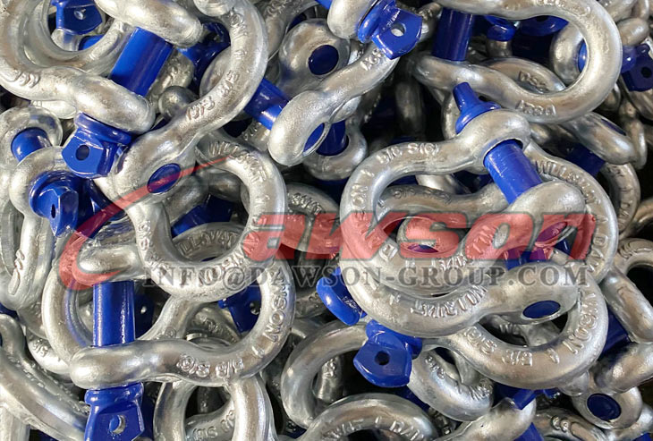 Grillete de anclaje con pasador de tornillo de aleaci&oacute;n forjada tipo EE. UU., Grillete de arco con pasador de tornillo S6 - Dawson Group Ltd. - Fabricante, proveedor y f&aacute;brica de China