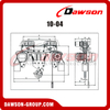 Polipasto eléctrico de cadena de bucle de elevación súper bajo 10T