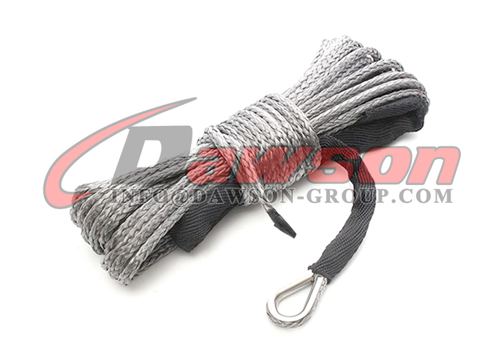 Cuerda de cabrestante sint&eacute;tica HMPE, cuerda trenzada de UHMWPE de 12 hebras, cuerda de recuperaci&oacute;n - Dawson Group Ltd. - F&aacute;brica de China