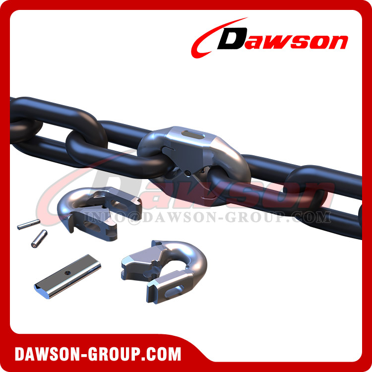 MT T99-1997 Eslabones de cadena con pasador de placa plana estándar de 30-38 mm para cadenas de minería