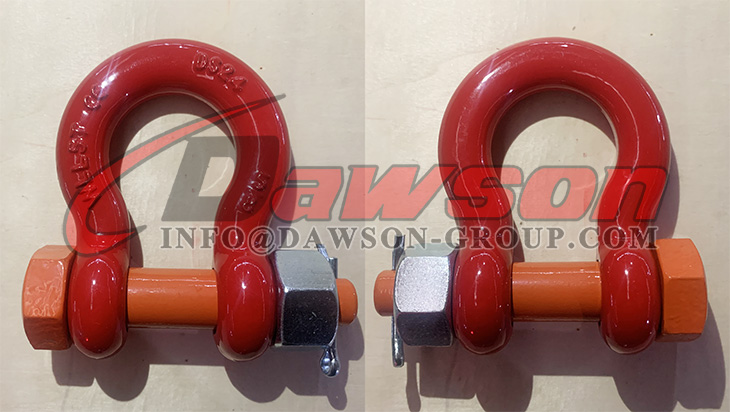 DS756 グレード G8 T8 ボルト タイプ合金弓シャックル、安全ピン付きアンカー シャックル - Dawson Group Ltd. - 中国メーカー、サプライヤー、工場