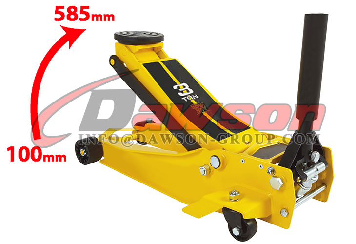 DS830008 Gato s&uacute;per resistente de 3 toneladas de capacidad, servicio s&uacute;per resistente hidr&aacute;ulico de perfil bajo, gato de piso - Dawson Group Ltd. - Proveedor de China, F&aacute;brica