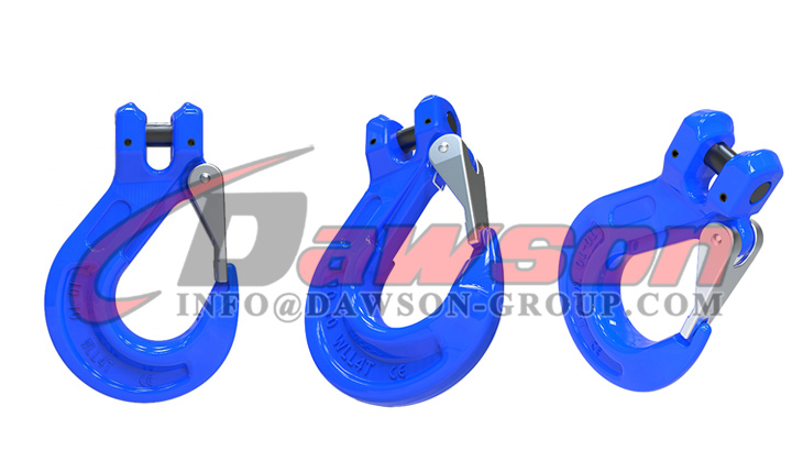 Gancho de eslinga de horquilla DS1004 G100 con pestillo de seguridad para montaje de eslinga de cadena - Dawson Group Ltd. - F&aacute;brica, fabricante de China