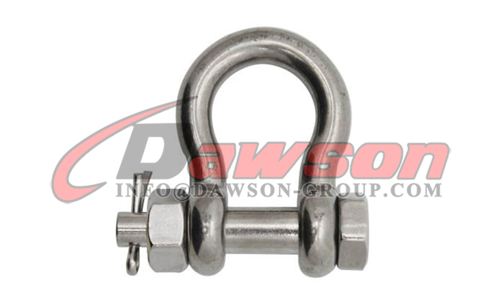 Grillete de arco tipo seguridad de EE. UU. de acero inoxidable, Grillete de arco tipo AISI304 de EE. UU. - Dawson Group Ltd. - Proveedor, f&aacute;brica, fabricante de China