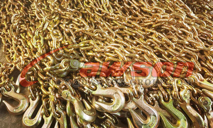 Conjunto de cadena G70 con ganchos de horquilla en cada extremo - Dawson Group Ltd. - Fabricante, proveedor y f&aacute;brica de China