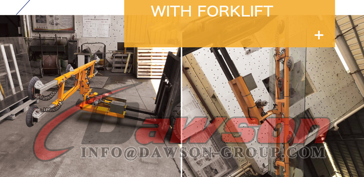 رافع فراغ كهربائي مع رافعة شوكية، رافع زجاجي للتحكم عن بعد لاسلكي - Dawson Group Ltd. - الصين الصانع والمورد