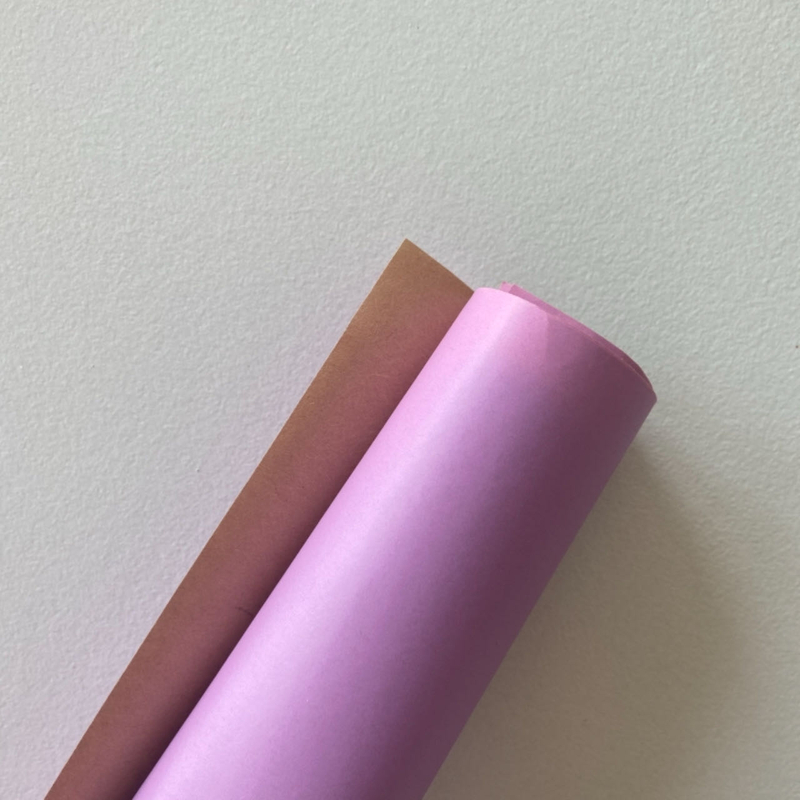 Kraft Flower Wrapping Paper