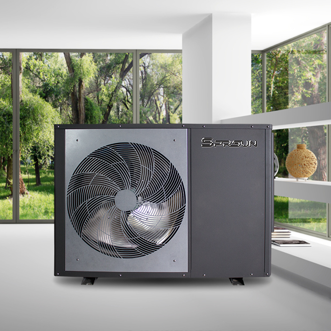 R32 ERP A+++ 12KW EVI DC Inverter Bombas de Calor Ar-Água - Tipo Monobloco