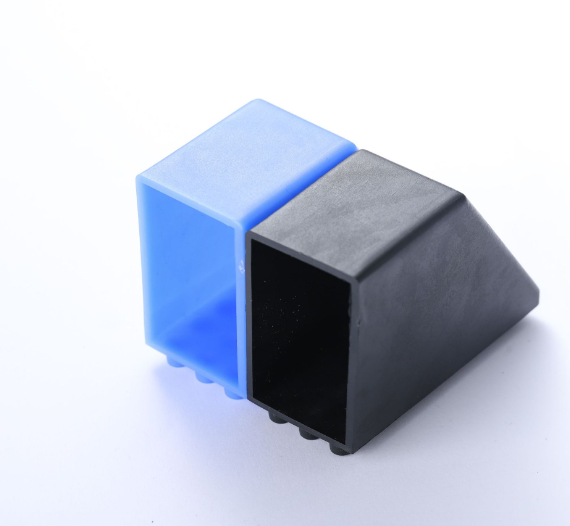 Sloping Rectangle Antislip Plastic End Cap for Chair Table Leg (YZF-FU013)