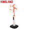 Lead-acid Battery 16inch Solar Rechargeable Standing Fan with Brushless Motor