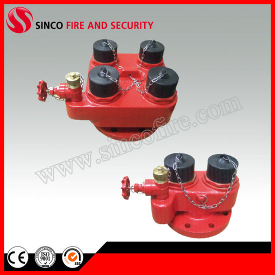 4 Way Breeching Inlet Fire Hydrant Valve