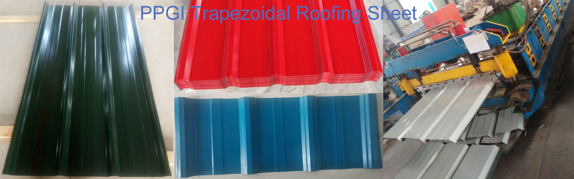Trapezoidal roofing sheet