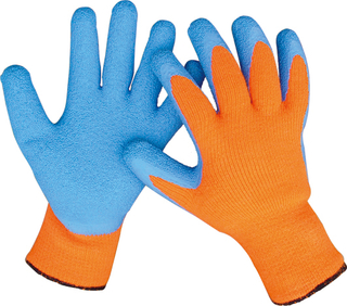 LATEX COATED GLOVES WARM GLOVES