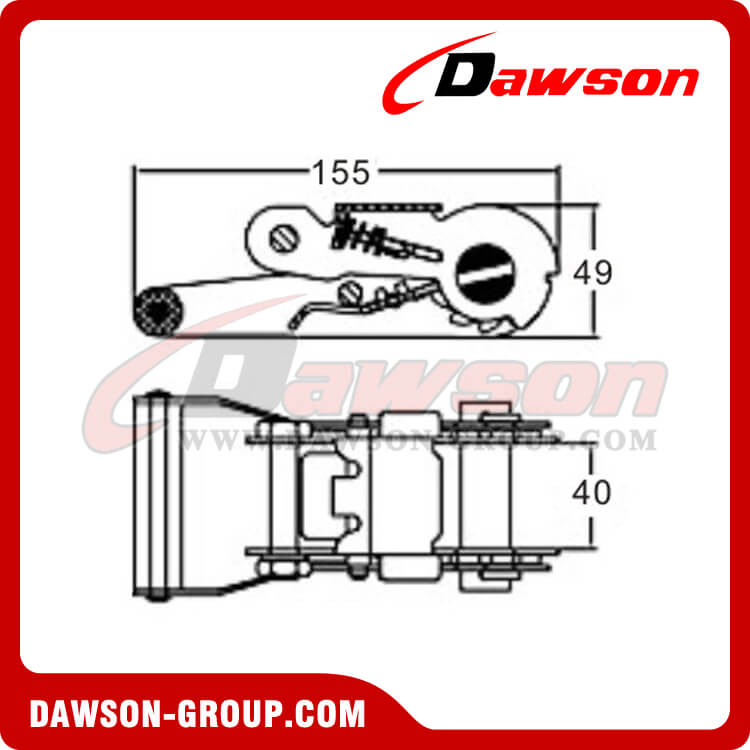 DSRB35305 ラチェット バックル - 中国メーカー サプライヤー