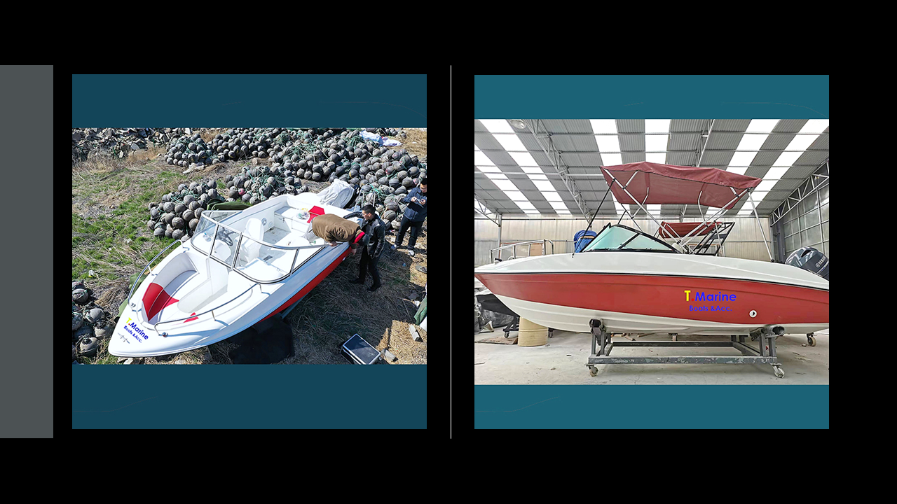 19ft fiberglass speed boat yachts 19ft laminátové rychlostní člunové jachty
