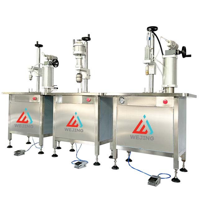 Aerosol filling sealing Zaptivanje aerosolnog punjenja