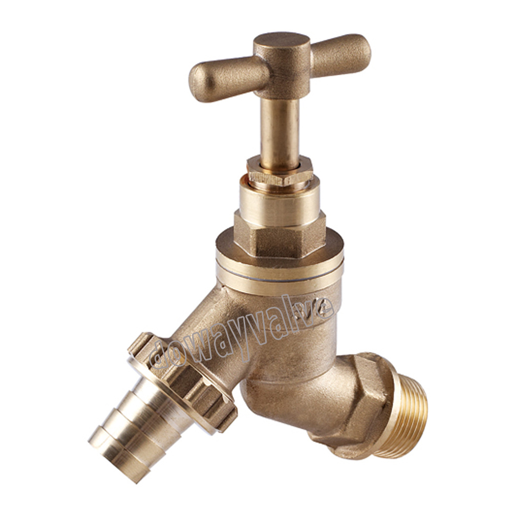 Robinet d'arrêt en laiton de conception lourde ISO
