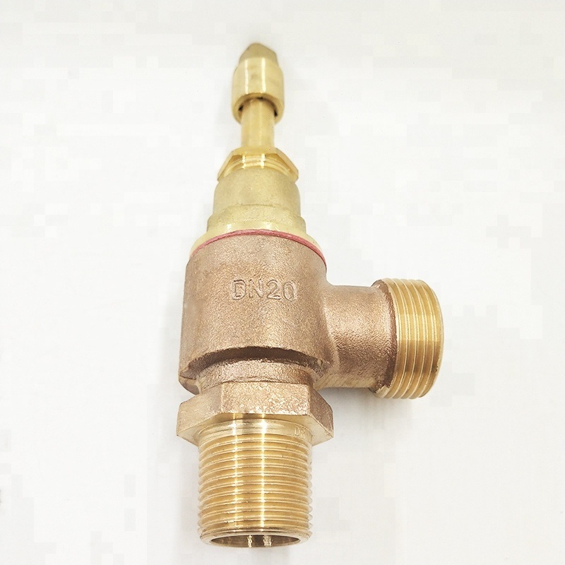 Válvula de martillo con casquillo de bronce de 20 mm de fábrica OEM con husillo