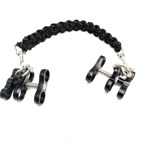 Underwater Aluminum Multi-Purpose 1 inch Arm Ball Joint Clamp with Shackle