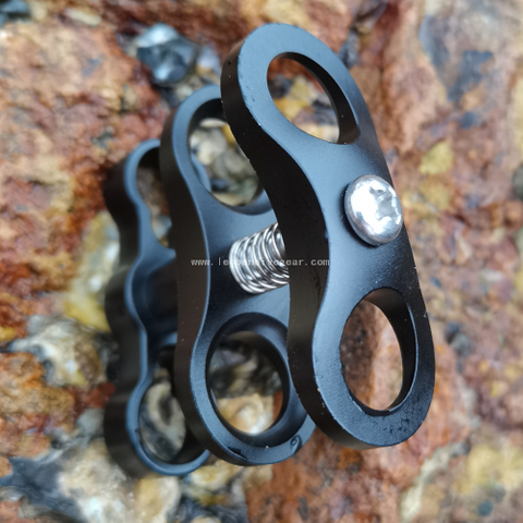 15 Degree Movement 25mm (or 1″) Underwater Aluminum Camera Dive Light Arm Ball Clamp 
