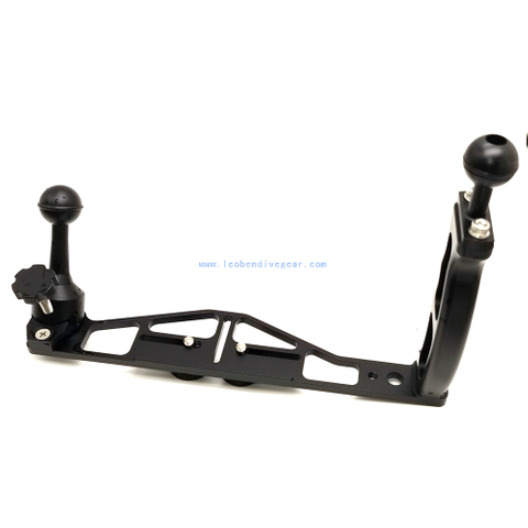 Multi Choices Underwater Aluminum Single Handle Grip Tray with T Groove Base Mount 